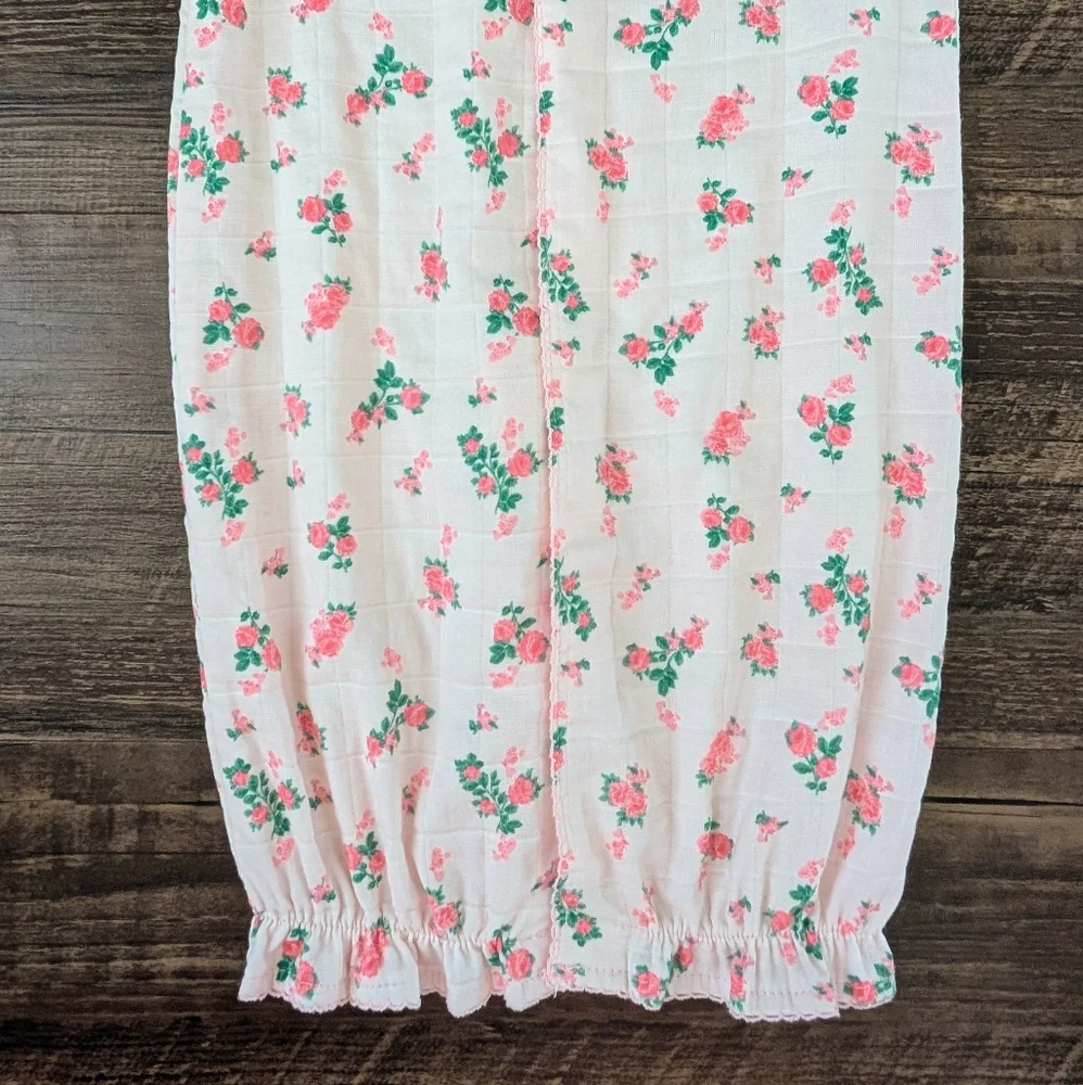NWT Mud Pie Pink Floral Gown